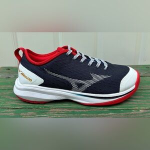 Mizuno Baseball Shoes Dominant 4 Low Turf 11GT245542 Navy Red Sz 7 Mens